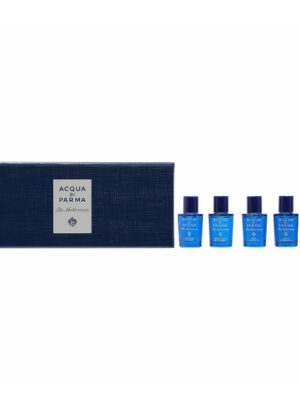 Acqua Di Parma Blu Mediterraneo 5 X 0.16 Eau De Toilette Mini Set: Arancia Di Capri + Bergamotto Di Calabria + Fico Di Amalfi + Mirto Di Panarea + Mandorlo Di Sicilia
