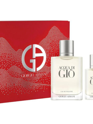 Acqua Di Gio 2 Pcs Set: 3.3 Eau De Toilette Spray + 1 Oz Eau De Toilette Spray