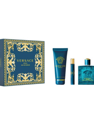 Eros 3 Piece Eau De Parfum 100ml