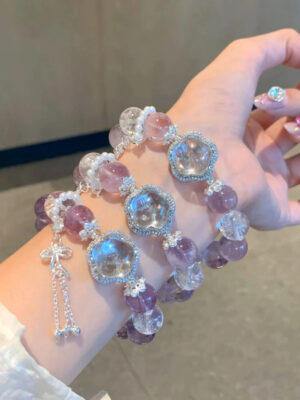 Chain 925 Silver Bracelet [Mysterious Amethyst | Open Your Lucky Magnetic Field] Amethyst Bracelet