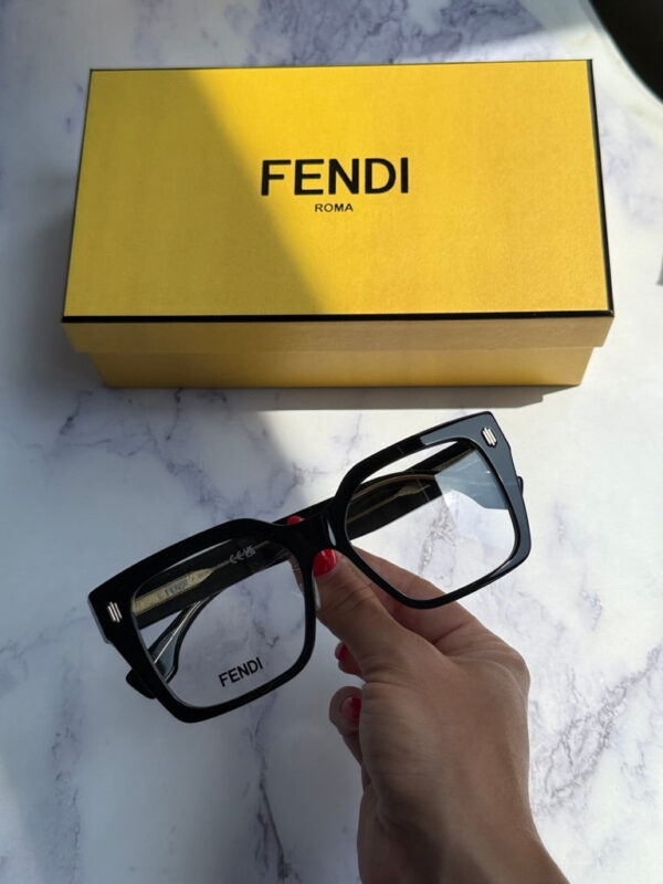 Fendi FE50085F Black Square Frames - Image 2
