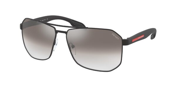 Prada Sport PS51VS Aviator Sunglasses in Matte Black
