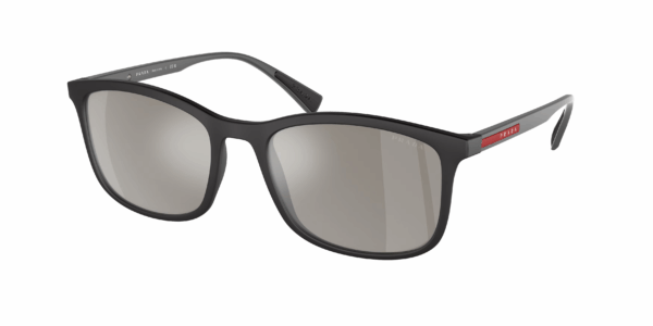 Prada Sport PS01TS Sunglasses in Black Silver Mirror