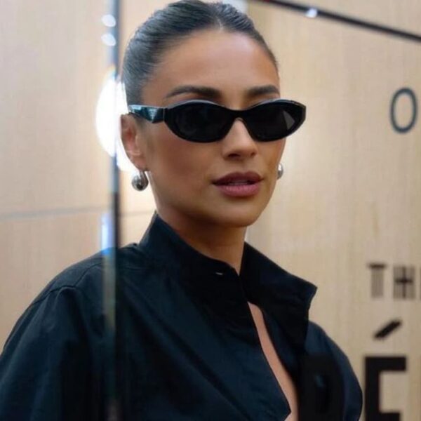 Prada PR26ZSF Cat Eye Sunglasses in Black - Image 3