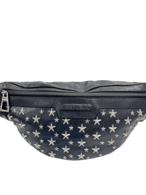Jimmy Choo Black Leather Fanny Pack (Pre-Owned)