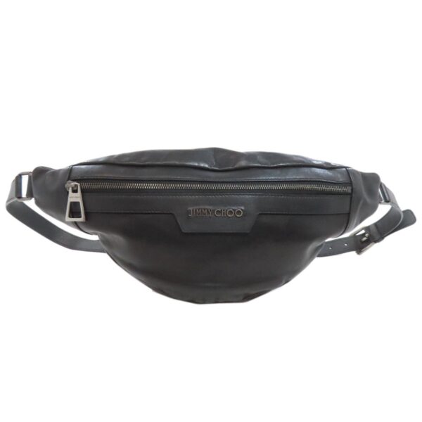 Jimmy Choo Black Leather Fanny Pack (Pre-Owned)
