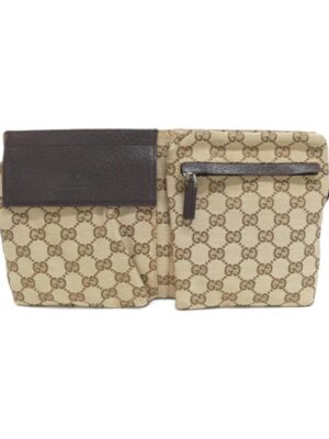 Gucci Beige Gg Canvas Fanny Pack (Pre-Owned)