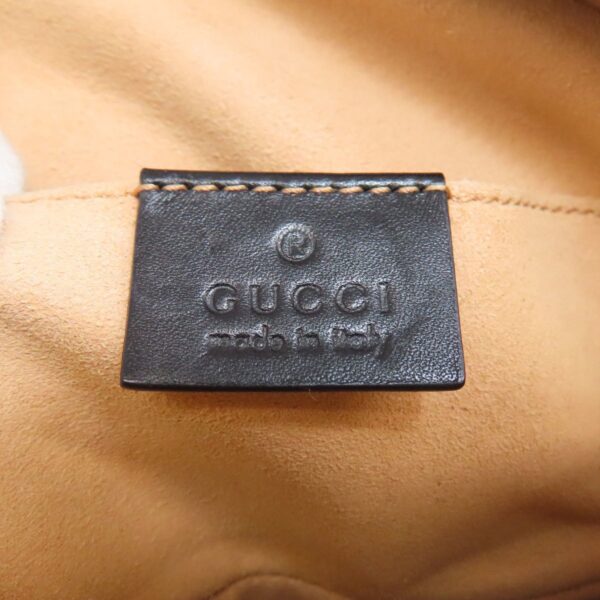 Gucci Gg Marmont Black Leather Fanny Pack (Pre-Owned) - Image 6