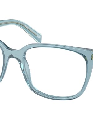 Prada PR17ZV Rectangular Frames in Clear Blue