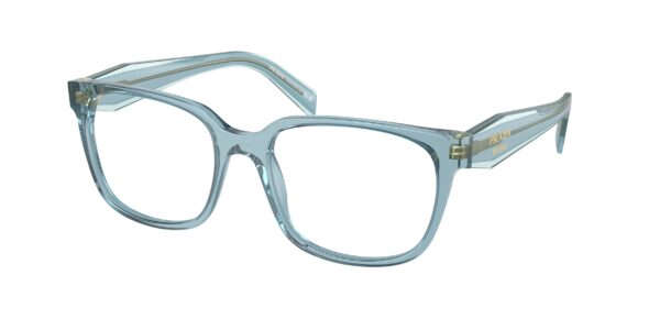 Prada PR17ZV Rectangular Frames in Clear Blue