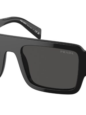 Prada PR A05S Aviator Sunglasses in Black