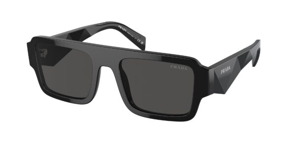 Prada PR A05S Aviator Sunglasses in Black