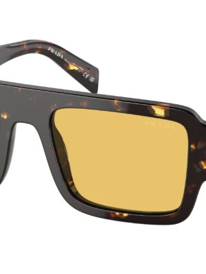 Prada PR A05S Aviator Sunglasses in Tortoise Yellow