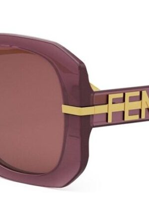 Fendi FE40065F Fendigraphy Burgundy Sunglasses