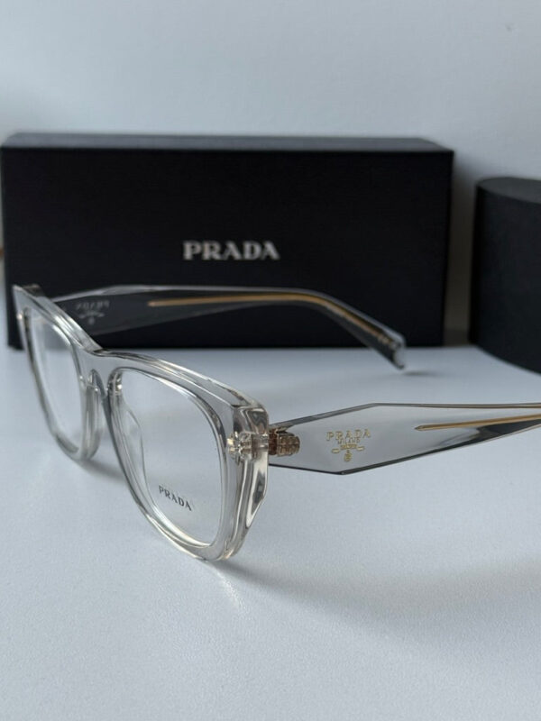 Prada PR A18V Frames in Transparent Clear - Image 4