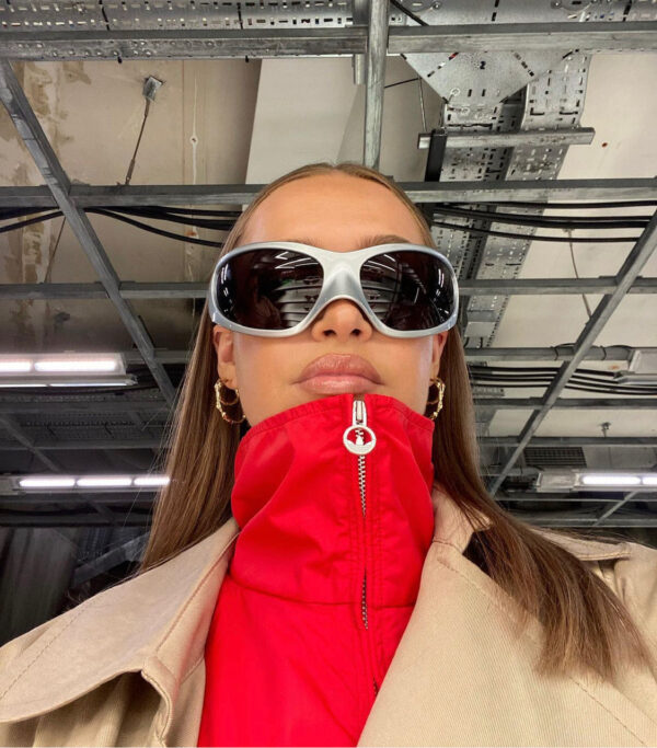 Balenciaga BB0252S Sunglasses in Silver - Image 2