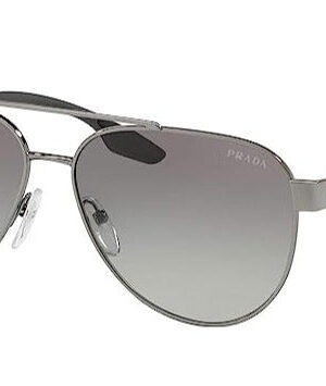 Prada Sport PS54TS Aviator Sunglasses in Gunmetal