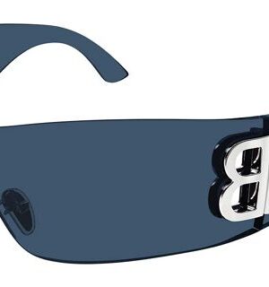 Balenciaga BB0359S Bossy Shield Sunglasses in Blue