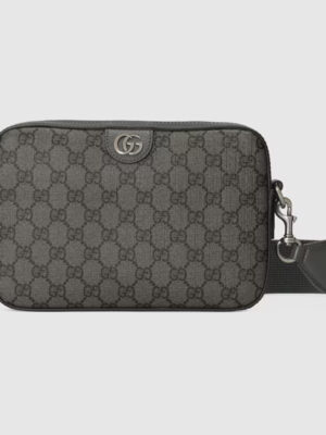 GUCCI OPHIDIA SMALL CROSSBODY BAG - GREY
