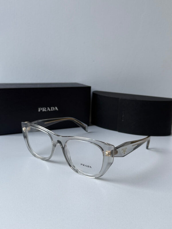 Prada PR A18V Frames in Transparent Clear - Image 3
