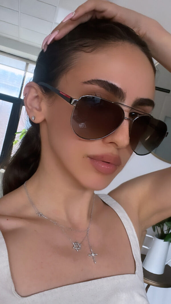Prada Sport PS54TS Aviator Sunglasses in Gunmetal - Image 2