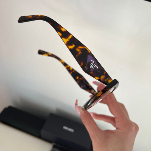 Prada PR09YV Cat Eye Frames in Honey Tortoise - Image 6