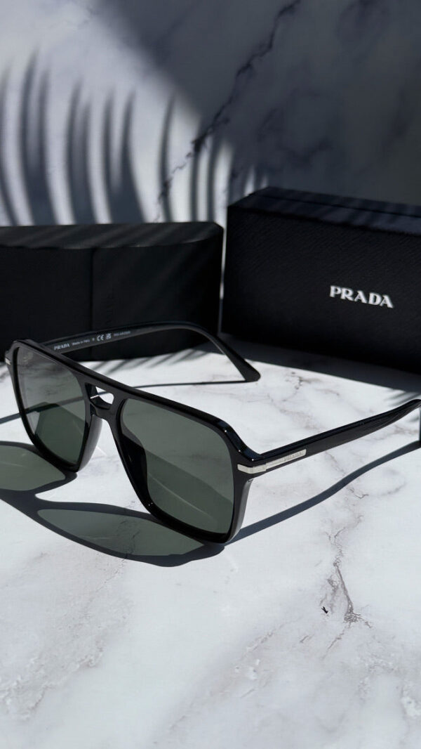 Prada PR20YS Sunglasses in Black Polarized - Image 2