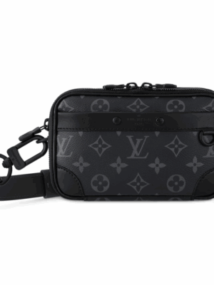 LOUIS VUITTON ALPHA WEARABLE WALLET BAG MENS - BLACK/GREY