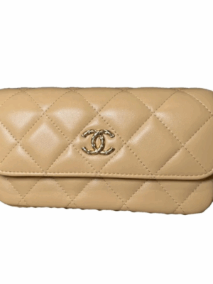 CHANEL WALLET ON CHAIN CLASSIQUE - BEIGE