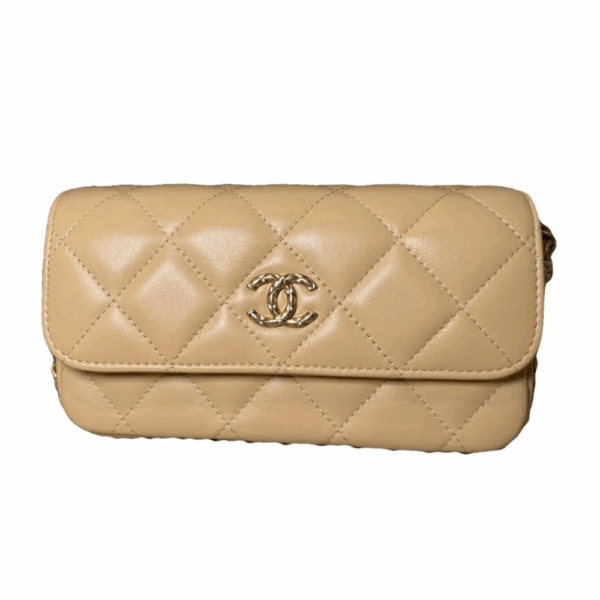 CHANEL WALLET ON CHAIN CLASSIQUE - BEIGE