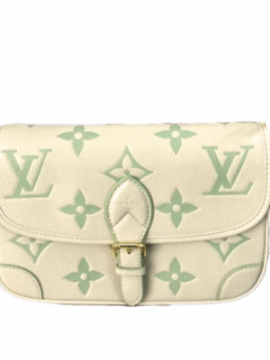LOUIS VUITTON DIANE PURSE - WHITE/GREEN