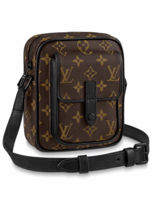 LOUIS VUITTON CHRISTOPHER WEARABLE WALLET BAG MEN - BROWN