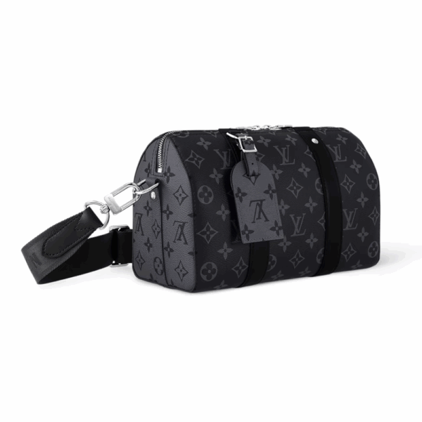 LOUIS VUITTON CITY KEEPALL BAG MEN - BLACK/GREY - Image 2