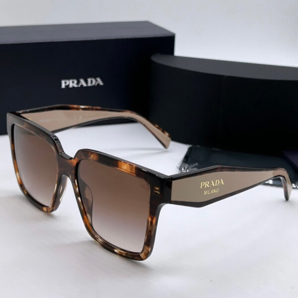 Prada PR24ZSF Oversized Sunglasses in Tortoise Powder - Image 2