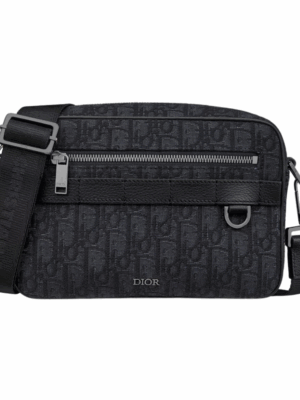 DIOR SAFARI BAG WITH STRAP MEN - BLACK