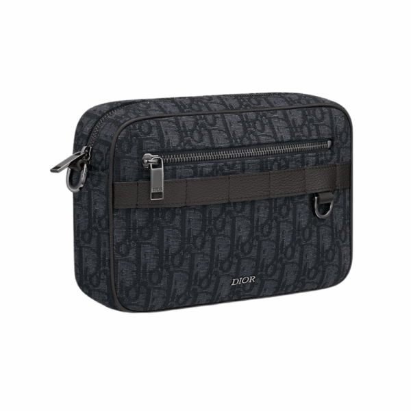 DIOR SAFARI BAG WITH STRAP MEN - BLACK - Image 2
