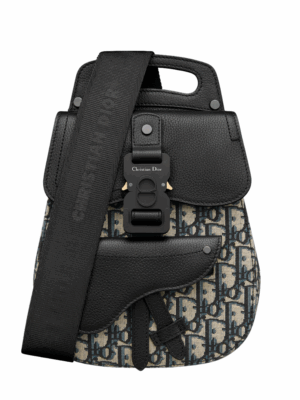 DIOR GALLOP SLING BAG OBLIQUE - BEIGE/BLACK