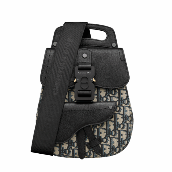 DIOR GALLOP SLING BAG OBLIQUE - BEIGE/BLACK