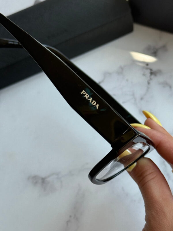 Prada PR15YV Rectangular Frames in Black - Image 5