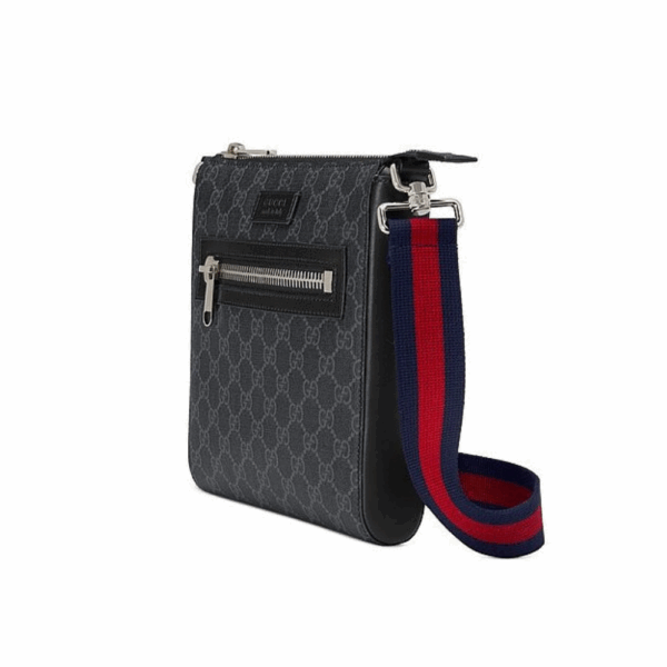 GUCCI SMALL GG CROSSBODY BAG MEN - BLACK - Image 2