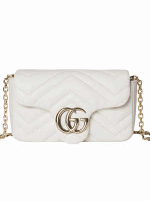 GUCCI GG MARONT MINI BAG - WHITE