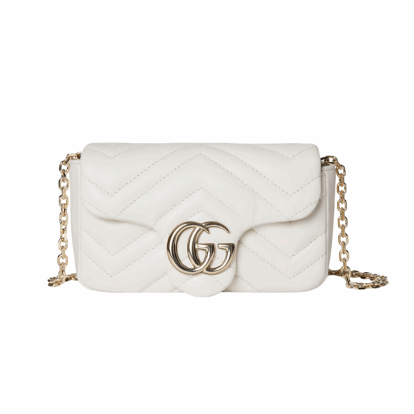 GUCCI GG MARONT MINI BAG - WHITE