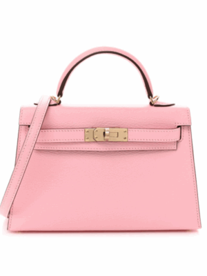 HERMES KELLY II SELLIER BAG - PINK