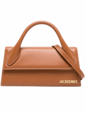 JACQUEMUS LE CHIQUITO LONG BAG - BROWN