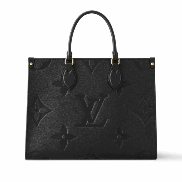 LOUIS VUITTON ONTHEGO MM BAG - BLACK