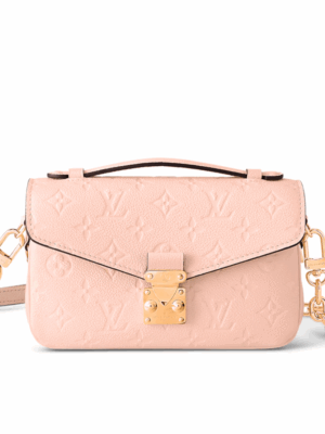 LOUIS VUITTON POCHETTE METIS EAST WEST PURSE - PINK