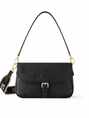 LOUIS VUITTON DIANE MONOGRAM PURSE - BLACK
