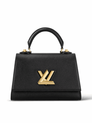 LOUIS VUITTON TWIST ONE HANDLE PM PURSE - BLACK