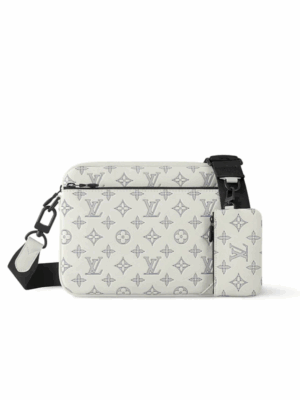 LOUIS VUITTON TRIO MONOGRAM MESSENGER BAG MENS - WHITE
