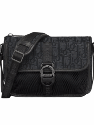 DIOR MINI 8 BAG WITH STRAP - BLACK